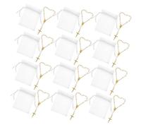 GETAJGHSD 12sets Bracciale Mini Rosario Perline Elegante Accessorio Religioso Per Battesimi e Celebrazioni Di Buona Fortuna Per Uomini e Donne