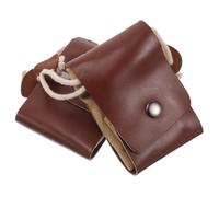 GETAJGHSD 2 Pezzi Borsa per Raccolta Frutta Sacchetto per Raccolta Funghi Marsupio da Foraggiamento Grande Capacità Kaki in Pelle Pu e Tela Facile da Trasportare