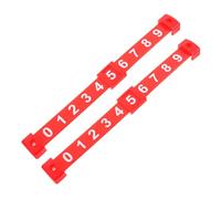 GETAJGHSD 2 Pezzi Contapunti per Calcio Balilla in Plastica Rossa, Barre Segnapunti Multifunzionali per Biliardino, Accessori per Giochi da Tavolo e Sala Giochi