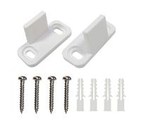 GETAJGHSD 2 Pezzi Guida da Pavimento per Porta Scorrevole in Acciaio al Carbonio, Stopper per Porta a Rotelle, Montata a Terra per Porte Scorrevoli e Scorrevoli da Fienile