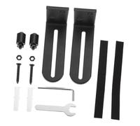 GETAJGHSD 2 pezzi Guida per Porta Scorrevole Carbonio Regolabili per Stabilizzazione Compatibile con Porte Pre Grooved e Non Grooved Design Resistente