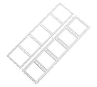 GETAJGHSD 2 Pezzi Stampo in Acciaio al Carbonio per Taglio Manuale Design a Forma di Francobollo, Facile Cambio Stampo e Montaggio Rapido per Corsi di Arte