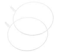 GETAJGHSD 2 Pezzi Supporto Zanzariera Lettino Ragazzo Ragazza Telaio Rete Rotondo per Culla Accessori Portatili Sicuri con Bordi Lisci per Protezione