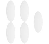 GETAJGHSD 5 Pezzi Diffusore Luce Acrilico Bianco per Illuminazione LED Protezione Antiabbagliamento e Resistente Agli Urti, per Cucina e Lettura