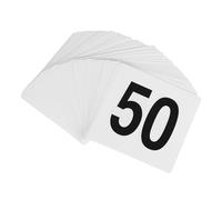 GETAJGHSD 50 Pezzi Cartoncini Numerici per Lato Segnaposto Eleganti per Matrimoni Ristoranti Bar e Moderno e
