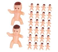 GETAJGHSD 50 Pezzi Statua Di Bambola Micro Paesaggio Minuscole Figurine Per Decorazioni Per Shower Bambole Per Neonati Piccoli Giocattoli Da Bagno Per Beige Plastica