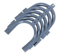 GETAJGHSD 6 Pezzi Supporto per Tubo Scarico Lavatrice Staffa U Compatta per Fissaggio e Sostegno Sicuro del Tubo di Scarico Ganci Resistenti per Lavatrice e Lavastoviglie in Spazi Ridotti