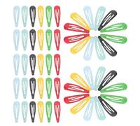 GETAJGHSD 60 Pezzi Fermagli per Chioma a Goccia D'acqua Grandi Multicolore, Mollette Antiscivolo a Scatto per Donne e Ragazze, Fermagli senza Traccia per Chioma Fini e Spessi, per Feste e