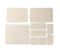 GETAJGHSD 9 Pezzi Dischetti in Legno Non Rifiniti per Decorazioni da Parete, Superficie Resistente e Facile da Dipingere, Materiale Plastico, per Decorare la Casa e Progetti DIY