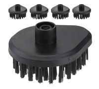 GETAJGHSD Accessori Ricambio 5 Pezzi Testine Spazzola Riutilizzabili per Pulitore a Vapore Portatile, Plastica Resistente, Sostituzione Facile per Uso Domestico e Commerciale, Pulizia