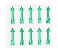 GETAJGHSD Adesivi Freccia Indicatrice per Condutture 10 Pezzi, Decalcomanie di Avvertimento Flusso, Etichette Segnaletiche Industriali Resistenti per Sicurezza Sul Lavoro