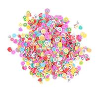 GETAJGHSD Adesivi Unghie Frutta 2000 Pezzi in Argilla per Decorazione Nail Art, Forma Frutti Assortiti, per Feste a Tema e Progetti Fai da Te