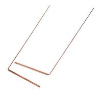 GETAJGHSD Bacchette da Rabdomante in Rame 2 Pezzi Manico lungo Divinazione e Ricerca Acqua e Tesori in Ambienti Domestici