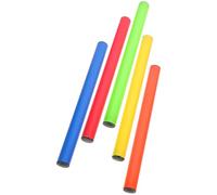 GETAJGHSD Bastoni da Competizione per Staffetta 5 Pezzi in Plastico Impugnatura Confortevole e Bordi Lisci per Concorso Scuola Infanzia e Primaria e Festa Scuola Decor