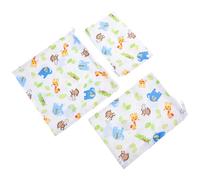 GETAJGHSD Borsa Porta Snack Riutilizzabile in Peva con Cerniera, Set da 3 Sacchetti per Panini, Biscotti e Frutta, Compatta e Leggera per Scuola, Ufficio e Viaggi