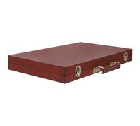 GETAJGHSD Cassetta in Legno per Colori ad Olio Impugnatura Resistente, Scatola Portatile per Attrezzi da Disegno e Conservazione, Adatta a Pittori e Studenti in Ambienti Esterni