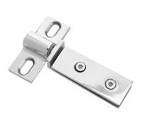 GETAJGHSD Cerniere per Porta Doccia in Vetro in Acciaio Inossidabile con Design a Doppio Foro e Pivot Superiore e Inferiore per Movimento Silenzioso e Carico Potenziato