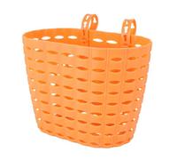 GETAJGHSD Cestino per Bici in Plastica Arancione Superficie Liscia e Facile da Smontare, Cesta Decorativa Unica e Bella per Scooter e Biciclette