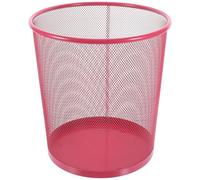 GETAJGHSD Cestino per Rifiuti in Metallo a Rete senza Coperchio Piccolo Cestino per Spazzatura da Ufficio e Bagno Contenitore Leggero in Ferro per Camera da Letto e Uso Domestico Colore