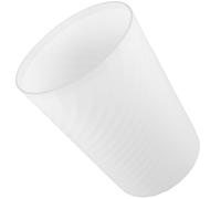 GETAJGHSD Cestino per Rifiuti in Plastica Bianco con Anello Premistoppa, Piccolo e Versatile, per Camera da Letto e Bagno, Design Semplice e Funzionale