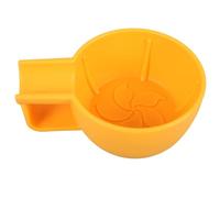 GETAJGHSD Ciotola per Rasatura da Uomo in Plastica Pp Gialla, Leggera e Resistente Grande Capacità, per Uso Quotidiano in Bagno per Creare Schiuma di Sapone da Barba
