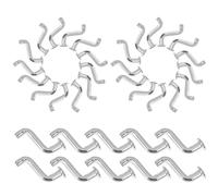 GETAJGHSD Clip Scaffalature per Pallet in Ferro Resistente Bullone e Perno di Sicurezza 1.46X1.06X0.47 Pollici per Magazzini e Depositi