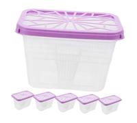 GETAJGHSD Contenitore Assorbitore di Umidità Riutilizzabile in Plastica per Armadi e Cucina, 6 Pezzi, Design a Tenuta Stagna per Eliminare L'umidità e Prevenire Muffa