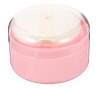 GETAJGHSD Contenitore Portatile per Piumino da Cipria Rosa, Scatola per Polvere Libera per Corpo, Piccolo Astuccio Leggero e Sicuro per Uso in Viaggio
