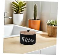 GETAJGHSD Contenitore Rotondo con per Capsule Detergenti Bucato Organizer Conservazione Asciutta e Accesso Facile Casa