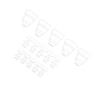 GETAJGHSD Coperture per Bottiglie di Infusione 15 Pezzi in Pp Bianco, Reti Sospese per Bottiglie da 100ml, 250ml e 500ml, Ecologiche e Pratiche per Case di Cura e Abitazioni Colore Casuale