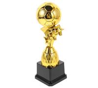 GETAJGHSD Coppa a Forma di Pallone Dorato in Plastica Design Creativo e Lavorazione Meticolosa Calcio per Squadre di Calcio e Feste Sportive Riutilizzabile