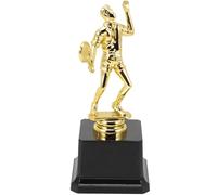 GETAJGHSD Coppa Premio Badminton Decorazioni Scuola, Statuetta Plastica Realistica e Superficie Liscia per Concorso Primaria e Gare di Festa