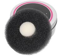 GETAJGHSD Cosmetic Brush Cleaner Sponge per Rimuovere Colore Ombretto e Blush Spugna Nera Doppia Faccia Riutilizzabile per Pulizia Veloce Pennelli Trucco