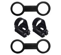 GETAJGHSD Custode Boccaglio e Porta Tubo Maschera 4 Pezzi Fibbia a Otto per Maschera Subacquea, Accessori per Immersioni Sub e Snorkeling per Adulti