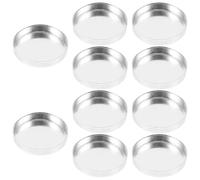 GETAJGHSD Custodie per Ombretti Vuote 10 Pezzi in Alluminio Vassoi Rotondi 20Mm per Pressatura Trucco Fai da Te e Organizer Make Up da Donna