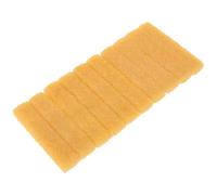 GETAJGHSD Detergente gomma per scarpe 10 pezzi in gomma naturale dimensioni 8x2x1 cm per tessuti delicati e borse colore giallo