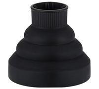 GETAJGHSD Diffusore per Asciugacapelli in Silicone Nero Pieghevole, Accessorio Professionale per Chioma Ricci, Riduce L'effetto Crespo, per Uso in Salone e Casa