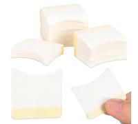 GETAJGHSD Dischetti Struccanti in Cotone 160 Pezzi Forma Curva per Rimozione Sicura e Confortevole del Trucco, Kit per Salone e Camerino, per Donne e Ragazze