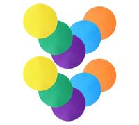 GETAJGHSD Dischi Colorati per Marcatura Pavimenti 12 Pezzi, Marcatori a Disco Piatti in TPE Morbido 23 CM, per Allenamento Sportivo di Calcio e velocità, Uso Indoor e Outdoor