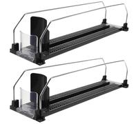 GETAJGHSD Distributore Automatico di Bevande 2 Pezzi Rotelle, Estrattore Scorrevole per Lattine e Bottiglie in Plastica, Organizer per Supermercati e Frigoriferi Domestici, Meccanismo