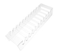 GETAJGHSD Espositore Telefono Acrilico Trasparente 10 Slot Organizer da Scrivania per Cellulare e Tablet Multi-Funzionale Sala Riunioni