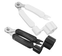 GETAJGHSD Estrattore piroli e avvolgicorde per chitarra acustica in plastica, kit da 2 pezzi per manutenzione strumenti, adatto per principianti durante esercitazioni a casa