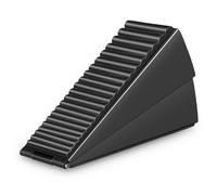 GETAJGHSD Fermaporta antiscivolo del tiraggio della metter primavera non slip regolabile protezione murale fermaporta bloccante delle porte zinco Nero