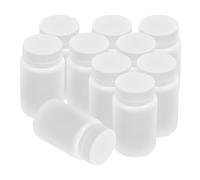 GETAJGHSD Flaconi per Pillole in Plastica Bianca 100 Ml con Tappo a Vite Sigillante, Set da 20 Pezzi Portapillole Portatile per Conservazione Medicinali e Integratori da Viaggio