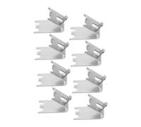 GETAJGHSD Ganci Fissaggio in Inossidabile 8Pcs per Ripiani del Frigorifero e Congelatore Sicuri per Ripiani Clip per Frigorifero e Refrigeratore