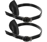 GETAJGHSD Lacci Elastici per Scarpe Donna senza Nodo in Pu Design alla Moda, 1 Paio per Tacchi Alti, Adatti a Ragazze e Donne un Uso Comodo e Pratico Stili multipli