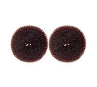 GETAJGHSD Macchina per Chignon Ciambella 2 Pezzi in Nylon Resistente Colore Caffè Medio 9 G per Acconciature Raccolte Chioma Sottili e Lunghi Accessorio Multifunzionale per Styling Elegante