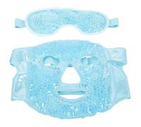 GETAJGHSD Maschera Gel Freddo Riutilizzabile per Occhi e Viso in Pvc e Gel Blu, Lavabile, per Famiglia e Festival, Set da 1 Pezzo