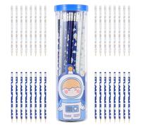 GETAJGHSD Matite Astronauta Hb 30 Pezzi Gomma in Lattice e Design Rotondo per Ragazzo Ragazza e Studenti Uso Quotidiano