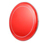 GETAJGHSD Membrana Doppio Strato per Rullante e Grancassa in Plastico e Metallo Rossa da 14 Pollici per Percussioni Qualità Sonora Migliorata e Adattamento Preciso per Studio e Palcoscenico
